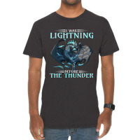 Thunder Dragon Birthday Gifts Dragon Lover Vintage T-shirt | Artistshot