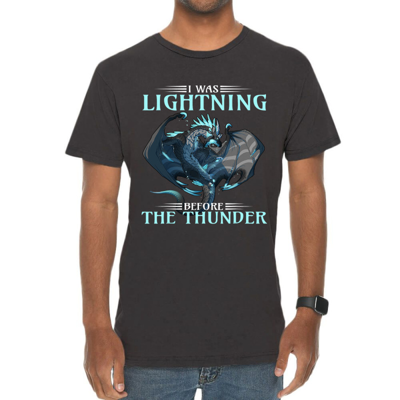 Thunder Dragon Birthday Gifts Dragon Lover Vintage T-Shirt by AURRADILLARD | Artistshot