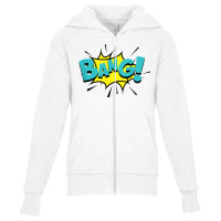 Cartoon Bang T Shirt Youth Zipper Hoodie | Artistshot