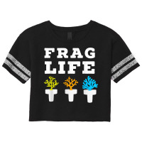 Frag Life Coral Reef Saltwater Funny Aquarium Aquarist Joke T Shirt Scorecard Crop Tee | Artistshot