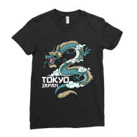 Tokyo Japan Dragon Ladies Fitted T-shirt | Artistshot