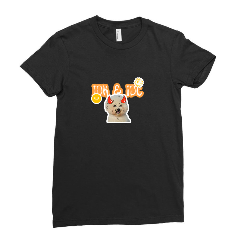 Angry Dog Meme 1 Ladies Fitted T-Shirt by JessicaParadis | Artistshot