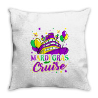 Mardi Gras Cruise Ship Cruising Party Mardi Gras New Orleans T Shirt Throw Pillow | Artistshot