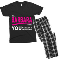 Barbara Thing You Wouldn't Understand Men's T-shirt Pajama Set | Artistshot