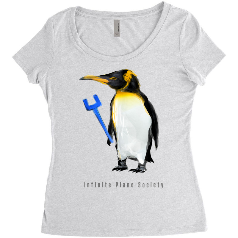 Penguinati, Infinite Plane Society T Shirt Women's Triblend Scoop T-shirt by chomibe | Artistshot