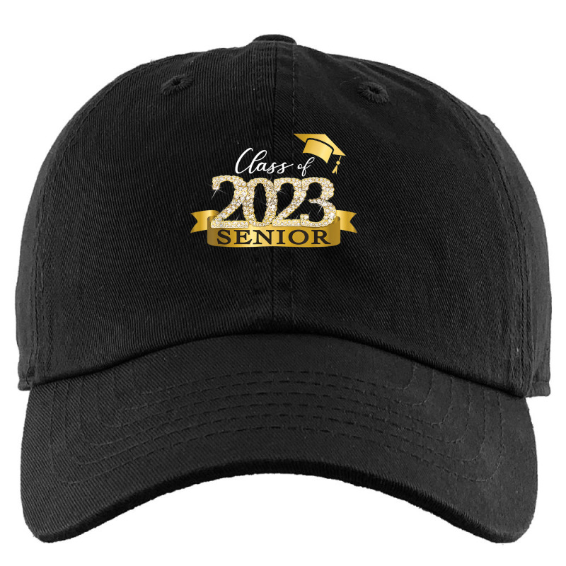 Class Of 2023 Senior I School Color Decoration Yellow Black T Shirt Kids Cap by wafaha | Artistshot