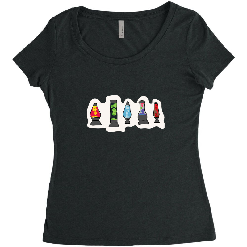 Lava Lamps Women's Triblend Scoop T-shirt by JimmyChandler | Artistshot