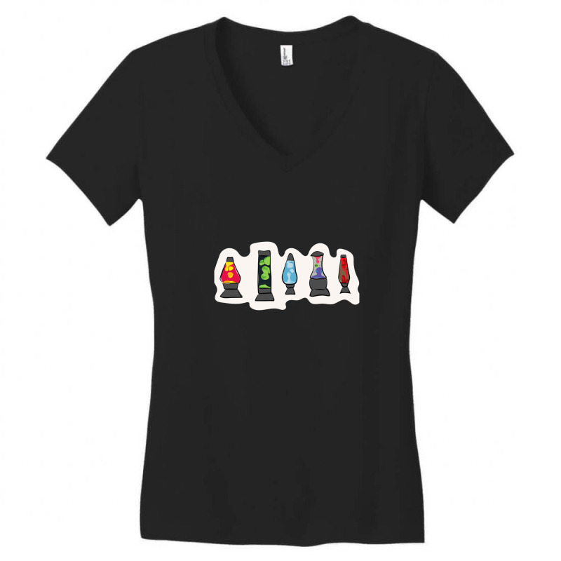 Lava Lamps Women's V-Neck T-Shirt by JimmyChandler | Artistshot