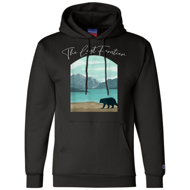 Alaskan Bear   Alaska Grizzly Bears   Mountain Souvenir T Shirt Champion Hoodie | Artistshot