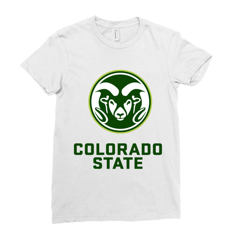 Colorado State Ladies Fitted T-Shirt by Angela W Smith | Artistshot