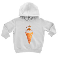 Gingerbread House Ice Cream Cone,christmas Snowy Gingerbread Toddler Hoodie | Artistshot