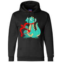 Valentines Day Dragon Red Cupid Bow Champion Hoodie | Artistshot