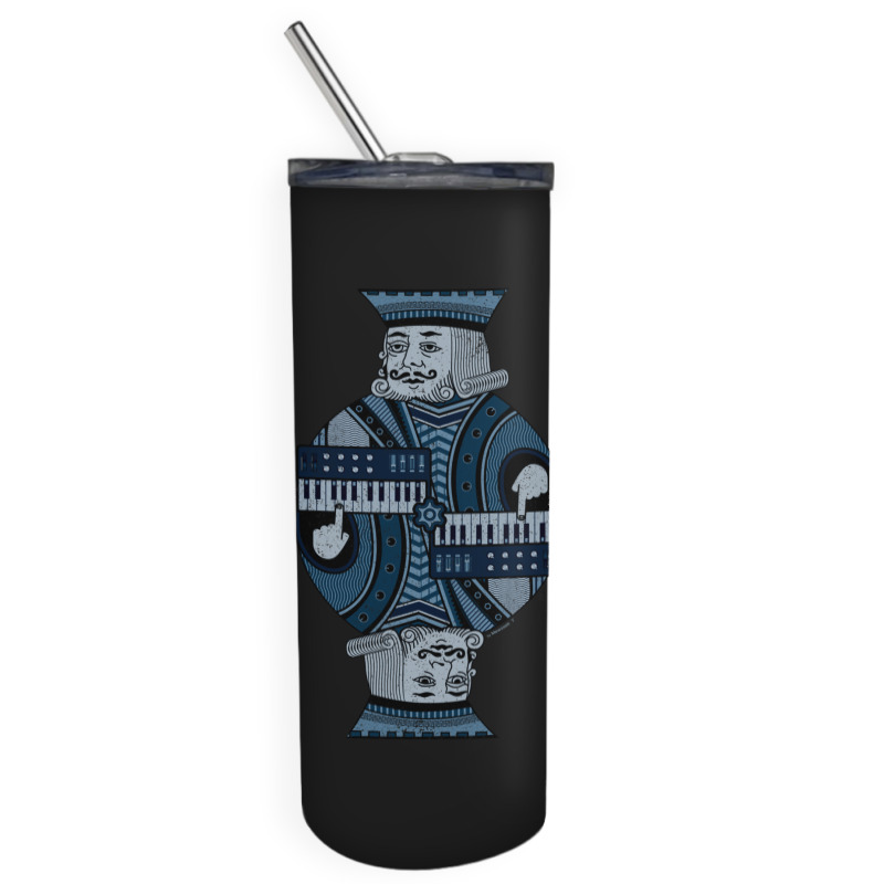 Synthesizer King Skinny Tumbler | Artistshot