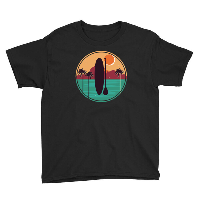 Vintage Summer Stand Up Paddle | Board Sup T-shirt Youth Tee | Artistshot