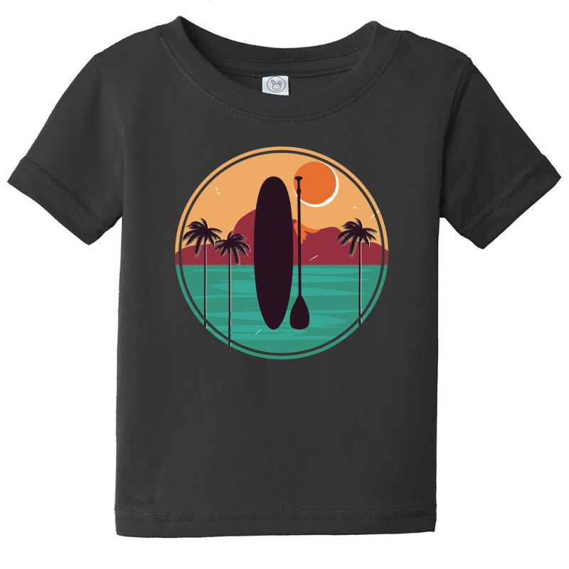 Vintage Summer Stand Up Paddle | Board Sup T-shirt Baby Tee | Artistshot