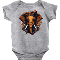 Steampunk Mechanical Elephant Vintage Machine Animal T Shirt Baby Bodysuit | Artistshot