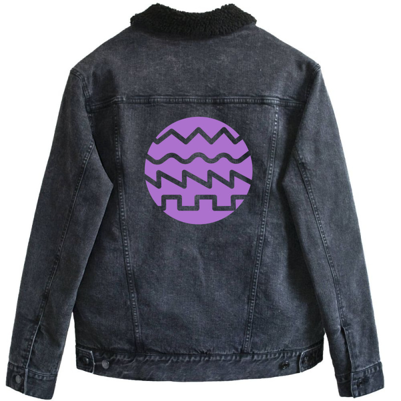 Synthesizer Waveforms 1 Unisex Sherpa-lined Denim Jacket | Artistshot