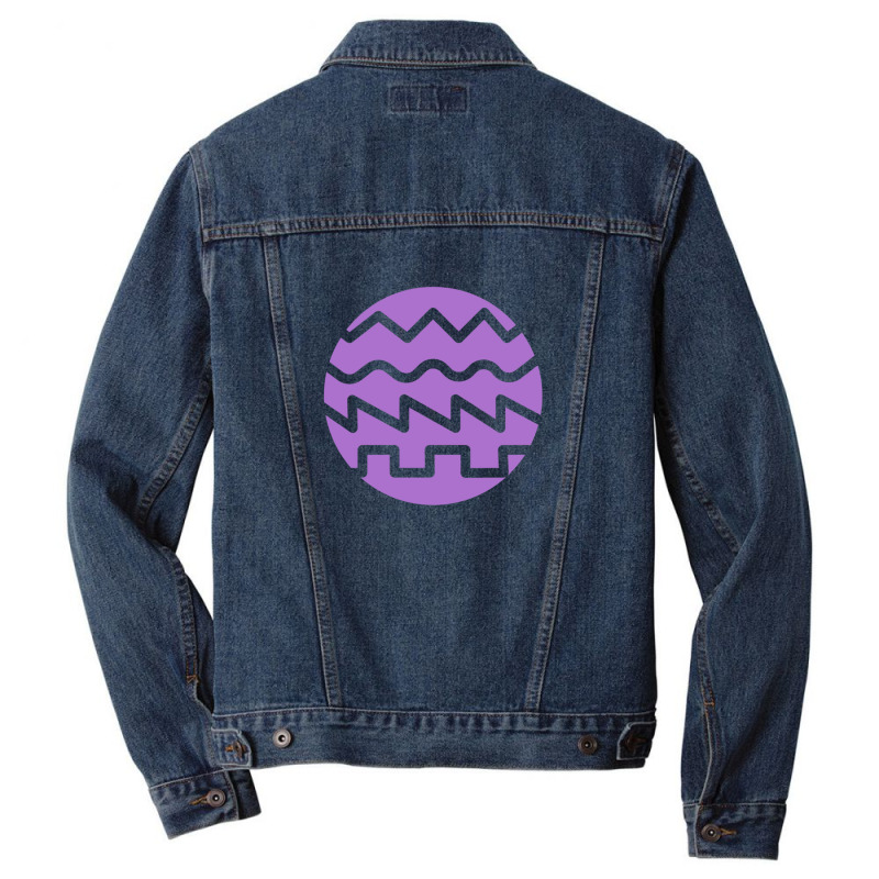 Synthesizer Waveforms 1 Men Denim Jacket | Artistshot