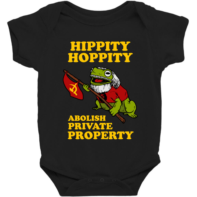 Hippity Hoppity Abolish Private Property Baby Bodysuit by ardylanda | Artistshot