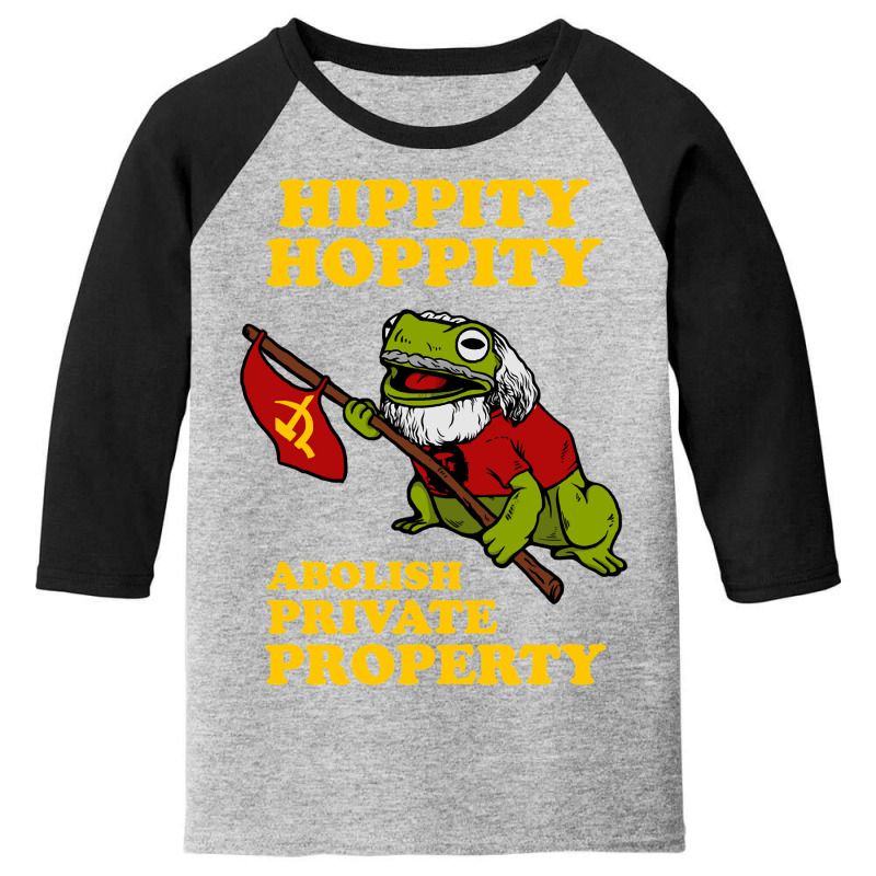 Hippity Hoppity Abolish Private Property Youth 3/4 Sleeve by ardylanda | Artistshot