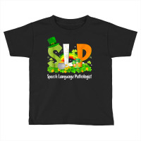 Speech Language Pathologist St Patrick's Day Slp Therapy T Shirt Toddler T-shirt | Artistshot