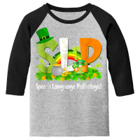 Speech Language Pathologist St Patrick's Day Slp Therapy T Shirt Youth 3/4 Sleeve | Artistshot