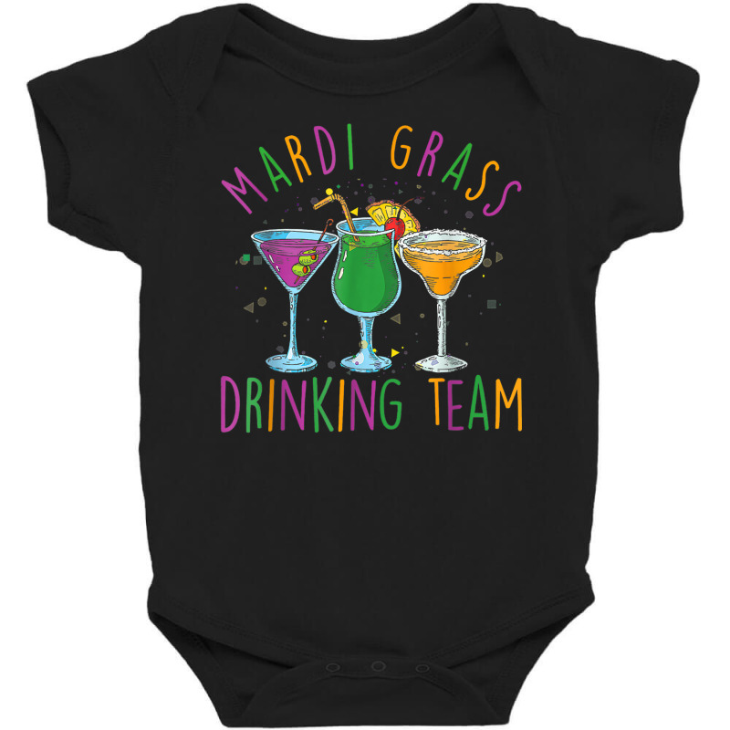 Mardi Gras Party Drinking Team Drunk Carnival Parade Costume T Shirt Baby Bodysuit by omano | Artistshot