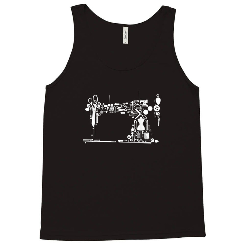 Sewing Machine Quilting Design For Women Tank Top by Alexsmith | Artistshot