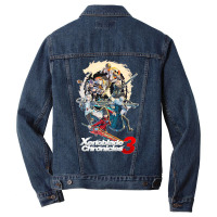 Times Of Xenoblade Men Denim Jacket | Artistshot