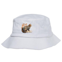 Surrealism Japanese Painting Long Tail Cat T Shirt Bucket Hat | Artistshot