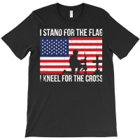 I Stand The Flag Proud Military Meme T-shirt | Artistshot