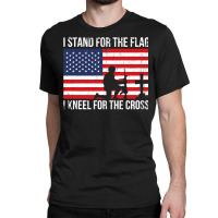 I Stand The Flag Proud Military Meme Classic T-shirt | Artistshot