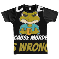 Coffee Because Murder Is Wrong Angry Frog Drinking Coffee T Shirt Graphic Youth T-shirt | Artistshot