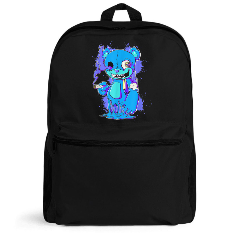 Funny Weed Smoking Teddy Bear 420 Drip Marijuana Lover T Shirt Backpack | Artistshot