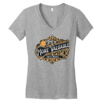 Time Is More Valuable Than Money T Shirt Women's V-neck T-shirt | Artistshot