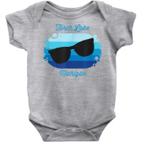 Torch Lake Michigan Souvenir Graphic T Shirt Baby Bodysuit | Artistshot