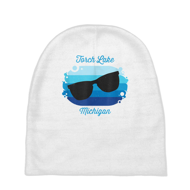 Torch Lake Michigan Souvenir Graphic T Shirt Baby Beanies | Artistshot