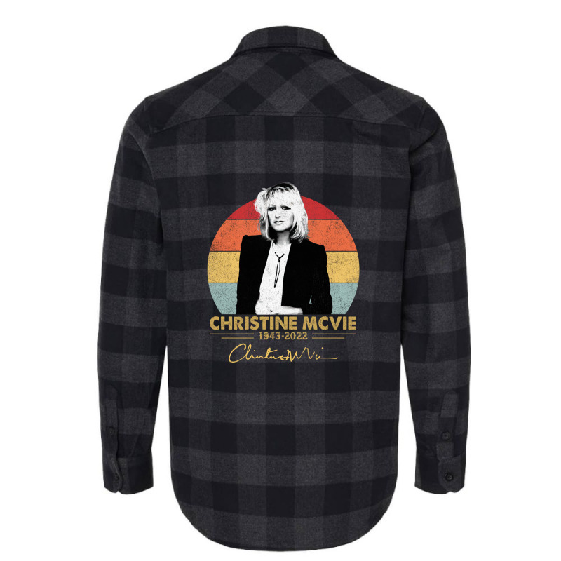 Christine Mcvie Perfect R.i.p Signature Vintage Retro Rock Pop Music Flannel Shirt | Artistshot