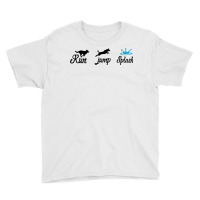 Run Jump Splash  Dock Diving  Dog Lover T Shirt Youth Tee | Artistshot