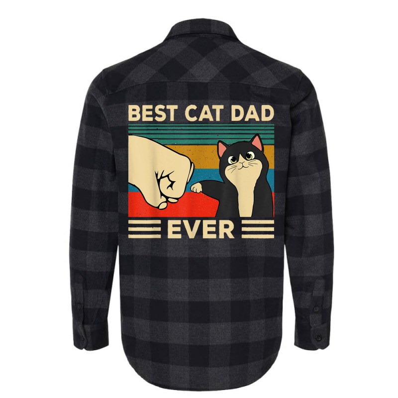 Best Cat Dad Ever Shirt T Shirt Flannel Shirt | Artistshot