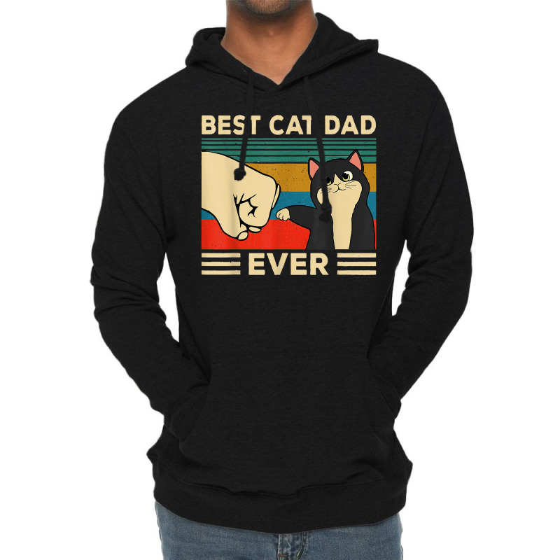 Best Cat Dad Ever Shirt T Shirt Lightweight Hoodie | Artistshot