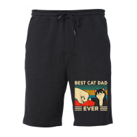 Best Cat Dad Ever Shirt T Shirt Fleece Short | Artistshot