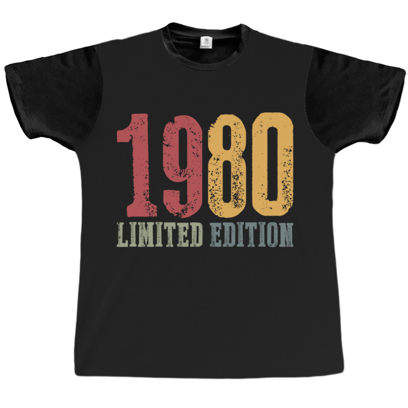 1980 Limited Edition 1 Graphic T-shirt by NueshuaXiong | Artistshot