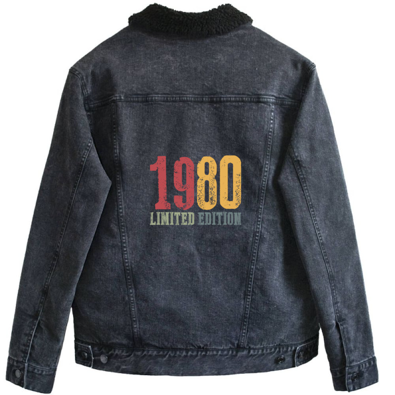 1980 Limited Edition 1 Unisex Sherpa-Lined Denim Jacket by NueshuaXiong | Artistshot