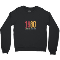 1980 Limited Edition 1 Crewneck Sweatshirt | Artistshot