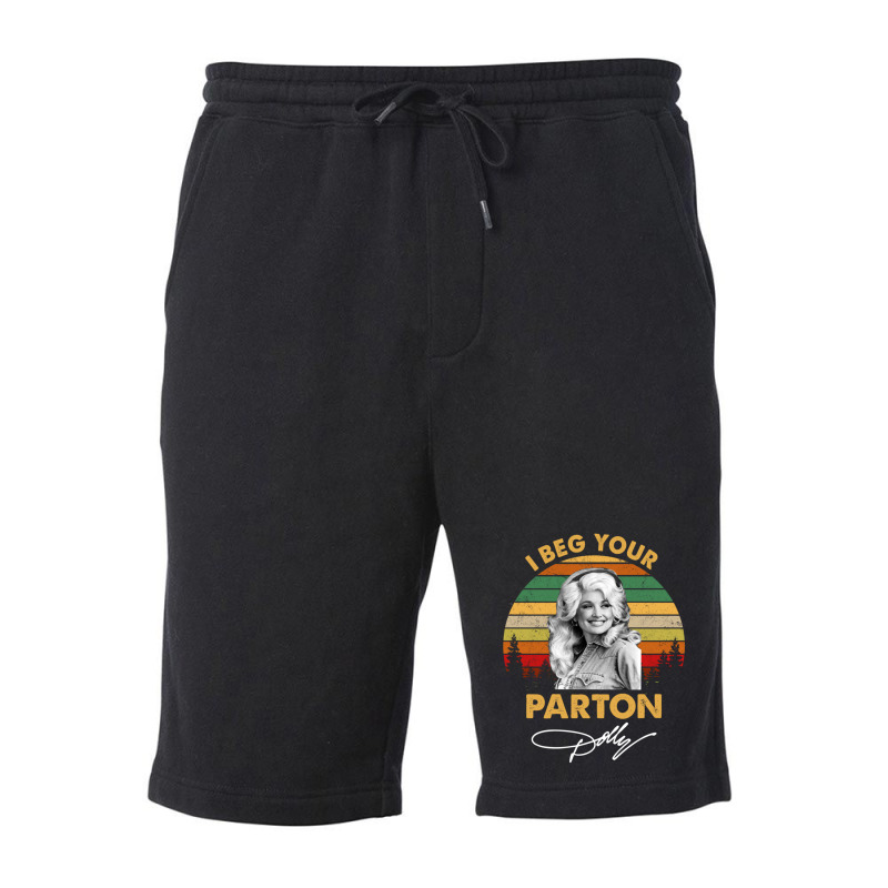 I Beg Your Parton Vintage Gift Men Women Fleece Short | Artistshot