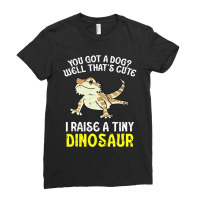 Vintage Bearded Dragon Shirt Funny Owner Bearded Dragon Gift Ladies Fitted T-shirt | Artistshot