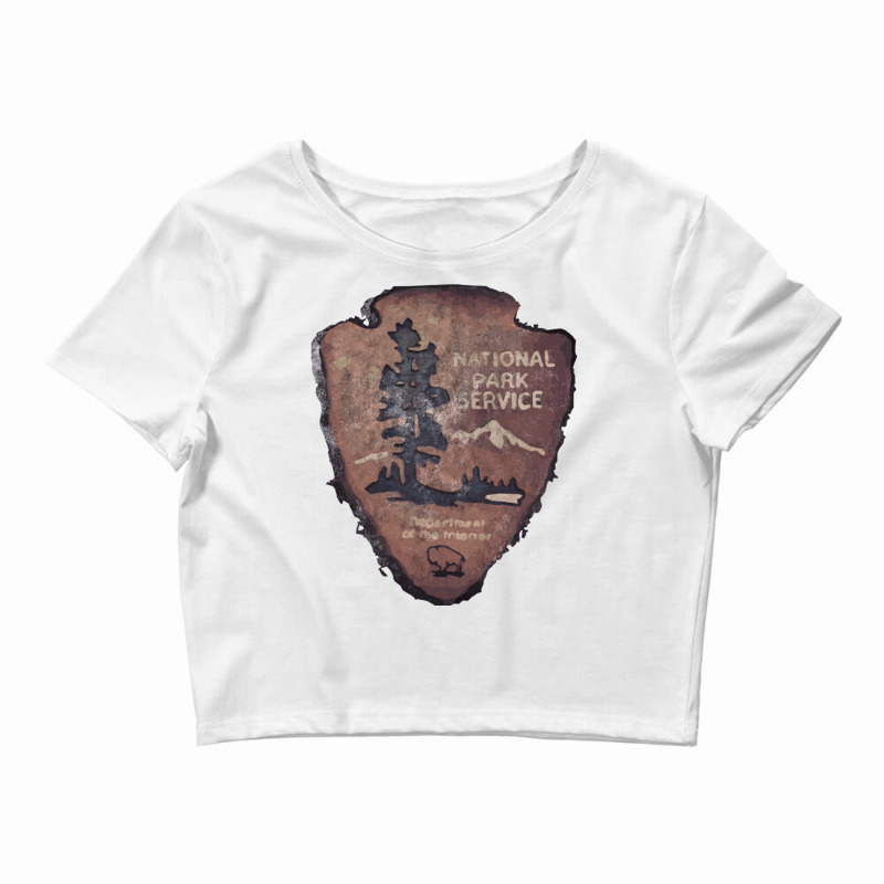 National Park Service T Shirt Crop Top by mijichantoz | Artistshot