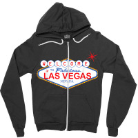 Welcome To Las Vegas Novelty Souvenir Sign Vacation T Shirt Zipper Hoodie | Artistshot