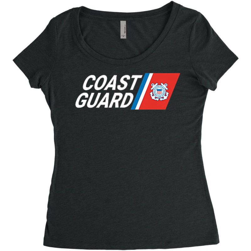 Us United States Coast Guard Armed Forces Defense Rescue T Shirt Women's Triblend Scoop T-shirt by catotdmontis | Artistshot